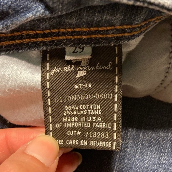 NWOT 7FAM 7 for all Mankind Flynt bootcut Jean size 29 - Picture 5 of 6